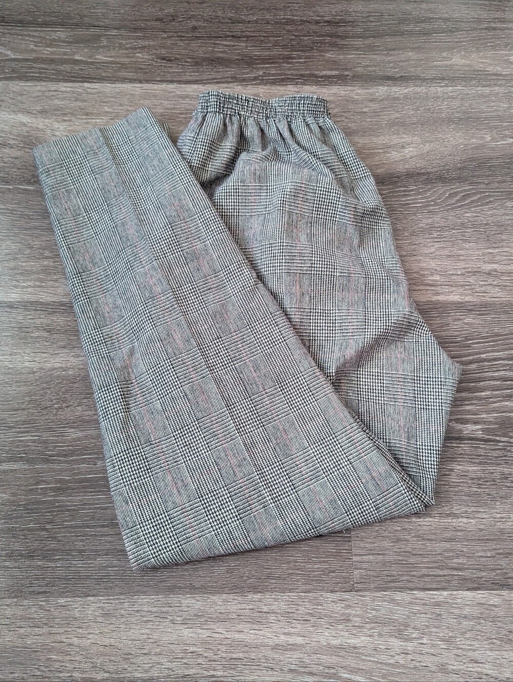 Alfred Dunner Women's Size 16 Houndstooth High-Waisted Pants